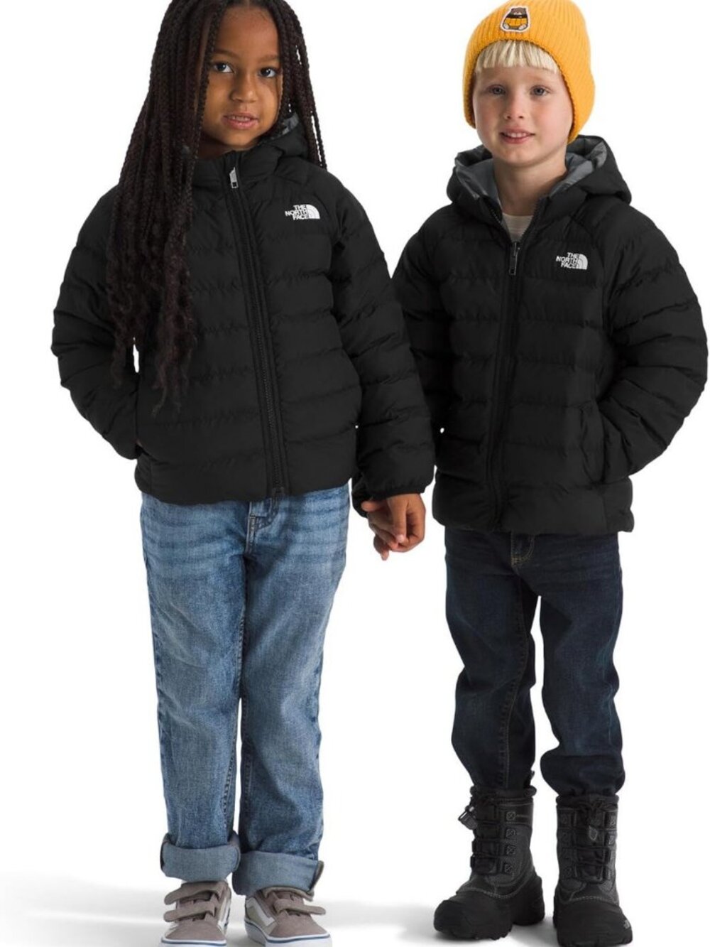 Reversible Insulated Hooded Jacket for Kids | 2-in-1 Winter Coat